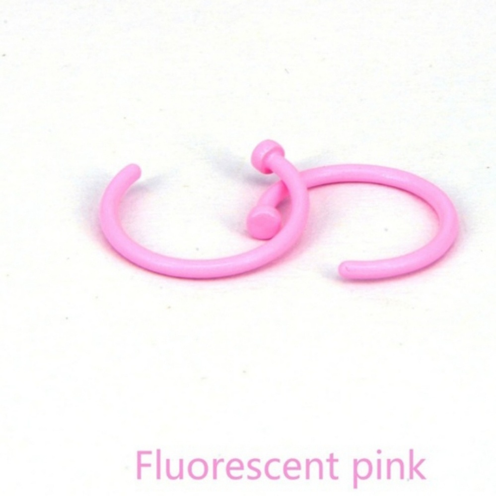3 for $10 pink nose rings